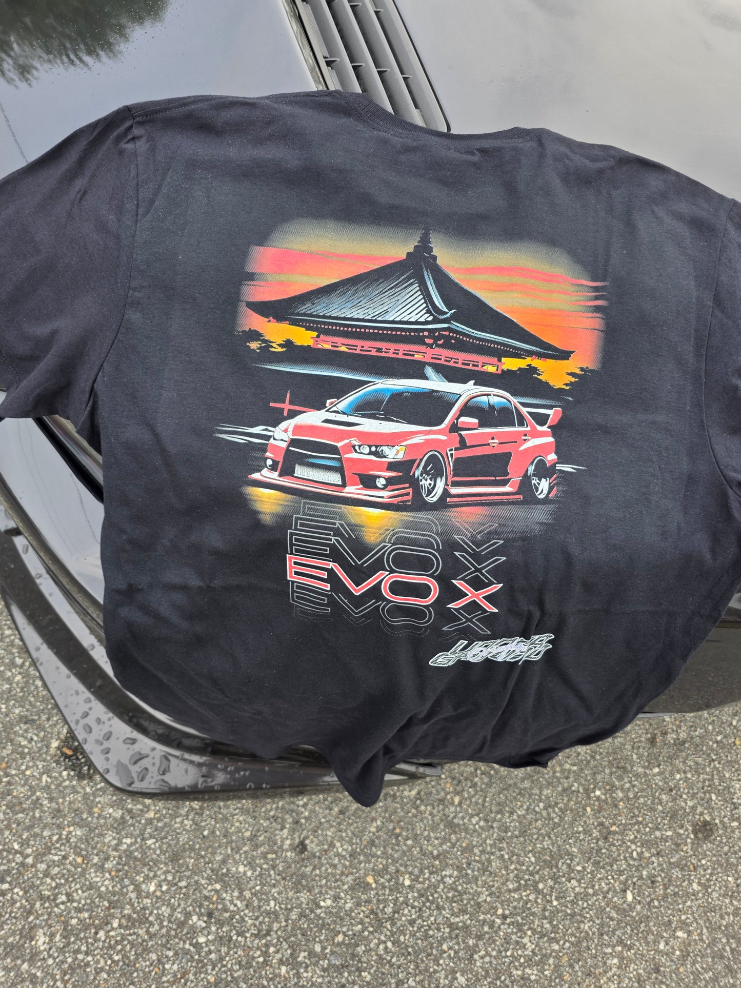 Evo X Rising Sun